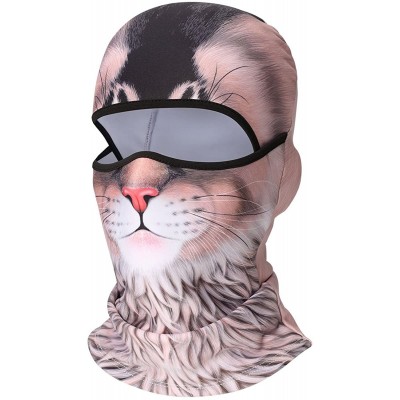 Balaclavas Balaclava Cycling Motorcycling Camping - Catgirl - Winter Fleece - CD186QXRW3S $9.41