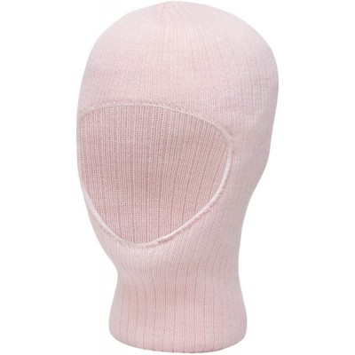 Skullies & Beanies One Hole Thinsulate Flex 100 Gram Facemask - Made in USA - Light Pink - CB180ZZ0EGR $19.98