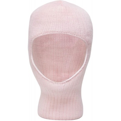 Skullies & Beanies One Hole Thinsulate Flex 100 Gram Facemask - Made in USA - Light Pink - CB180ZZ0EGR $19.98