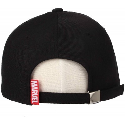 Baseball Caps Marvel Infinity War Thanos Gauntlet Baseball Cap HL11130 - Black - C718LRRDAIQ $34.62
