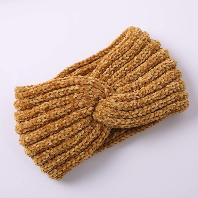 Headbands Twisted Headbands Vintage Accessories - Yellow - CO1920OY6AG $11.24