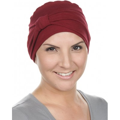 Headbands Double Layered Comfort Cotton Chemo Sleep Cap & Headband Beanie Hat Turban for Cancer - CL11BFKFS85 $39.95