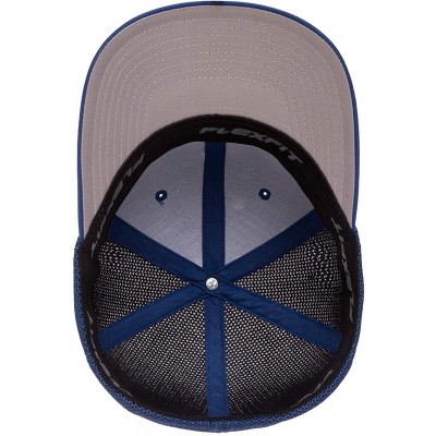 Baseball Caps Trucker Mesh Fitted Cap - Royal - C218E4OKYT8 $8.89