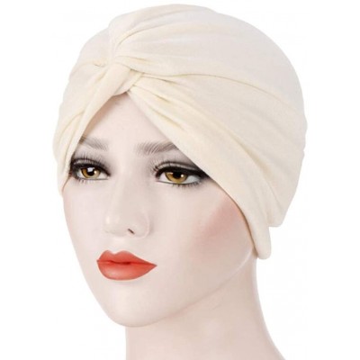 Skullies & Beanies 3Pack Womens Chemo Hat Beanie Turban Headwear for Cancer Patients - Style 10 - CF198AZMDZW $20.49