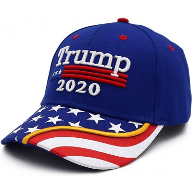 Baseball Caps Donlad Trump MAGA Keep America Great Trump 2020 Hat Camo Baseball Outdoor Cap for Men or Women - Hat-a-blue - C...