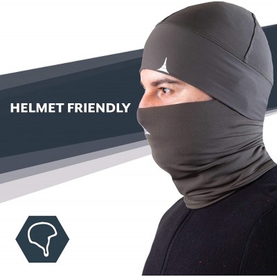 Balaclavas Face Mask Bandana + Helmet Liner Skull Cap Beanie Anti Dust- Wind & Cycling Pack - Kaki - C6198A3QXHK $14.48