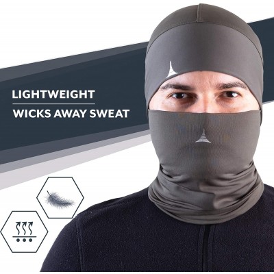 Balaclavas Face Mask Bandana + Helmet Liner Skull Cap Beanie Anti Dust- Wind & Cycling Pack - Kaki - C6198A3QXHK $14.48