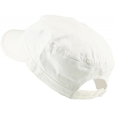 Baseball Caps Women's Enzyme Washed Cotton Twill Cap (White) - CP111GHY7K7 $8.72