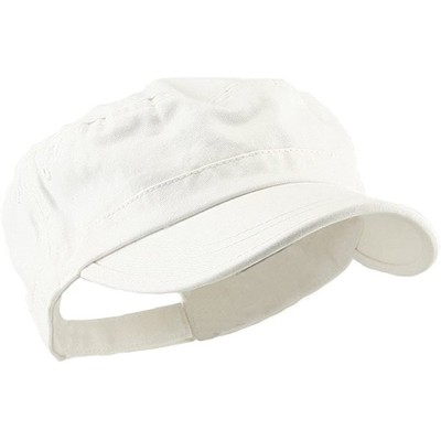 Baseball Caps Women's Enzyme Washed Cotton Twill Cap (White) - CP111GHY7K7 $8.72