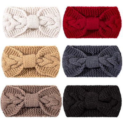 Cold Weather Headbands Headbands Warmers Accessories Scrunchies - Yellow Grey Colors - CU1943LCGO2 $10.57