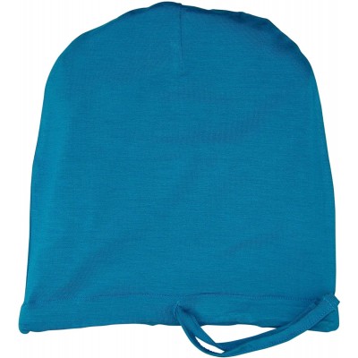 Skullies & Beanies Adjustable Drawstring Bamboo Satin Lined Hat Cap Beanie - Ocean Blue - CY18322ECTI $11.42