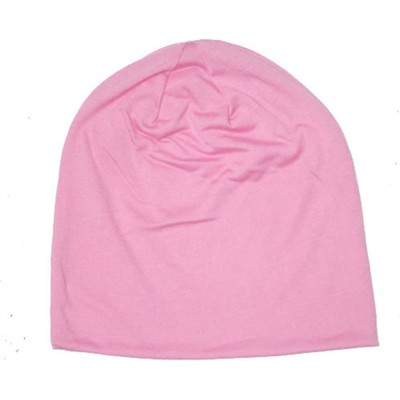 Skullies & Beanies Unisex Sleep Hat Soft Cotton Beanie Street Dancer Cap Watch Hat - Light Pink2 - CZ189I9S8YX $21.13