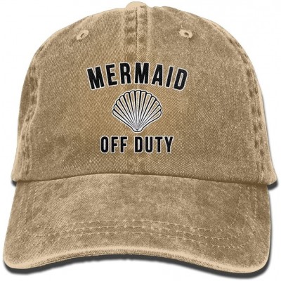 Skullies & Beanies Mermaid Off Duty with Fish Tail Retro Cowboy Hat Sports Adjustable Denim Hat Baseball Caps ForAdult - Natu...