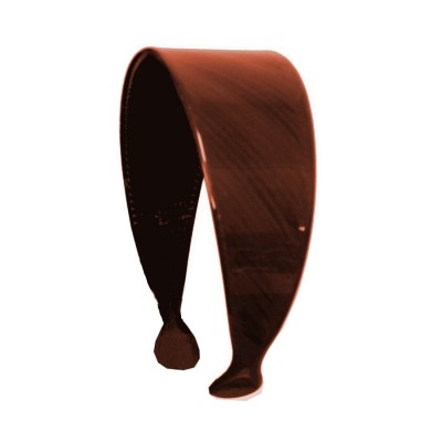 Headbands Rust with Black Strokes 2 Inch Headband Hair Band with Teeth (Keshet Accessories) - Rust - CK11J49UA1X $9.66