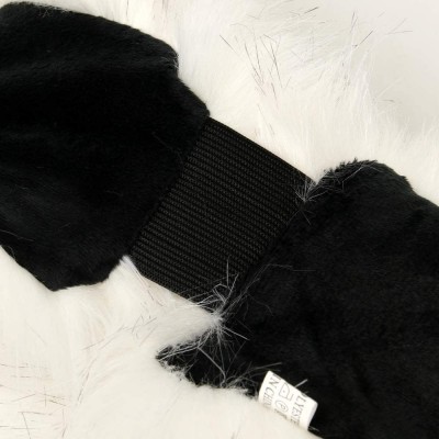 Cold Weather Headbands Faux Fur Headband Winter Headband Earwarmer Earmuff for Women - White - CG186DHLZR3 $12.01