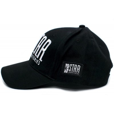 Baseball Caps Star Labs Laboratories Embroidered Hat Cap S.T.A.R. Unisex Adult Comic Black - C8187RKWION $16.09