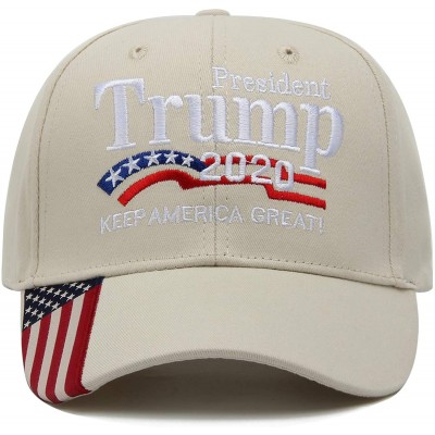 Baseball Caps Donald Trump 2020 Hat Keep America Great Hat 2020 USA Cap Make America Great Again - White-b - CC18YEH42R0 $27.62