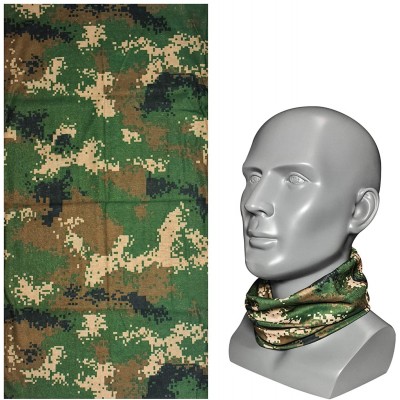 Balaclavas Bandana Cloth Face Mask Washable Face Covering Neck Gaiter Dust Mask - Digital Camouflage 05 - CQ198O9Y203 $12.00