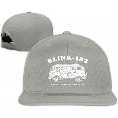 Baseball Caps Men's Boys Classic Baseball Cap Blink 182 Adjustable Snapback Hat - Gray - CJ192S2057W $54.07