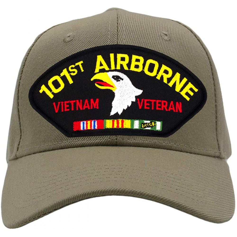 Baseball Caps 101st Airborne Division - Vietnam Veteran Hat/Ballcap Adjustable One Size Fits Most - Tan/Khaki - C418RSALQAM $...