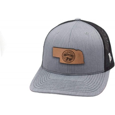 Baseball Caps Midnight 37 Curved Trucker - Heather Grey/Black - CV18IGR5Y6I $30.04