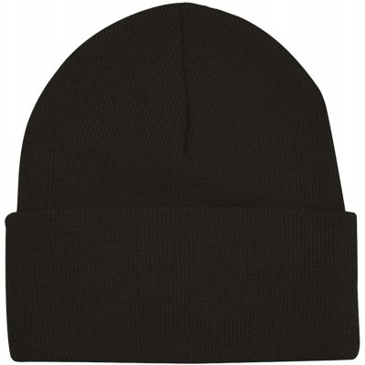 Skullies & Beanies Caps & Bags Mens Made in The USA Beanie - Black - CR11CYQH1JN $10.63