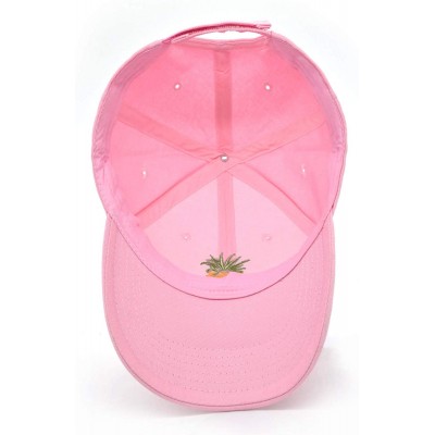 Baseball Caps Pineapple Embroidered Baseball Cap Low Profile Cute Sun Hat Snapback Adjustable 100% Cotton Outdoor Sports Cap ...