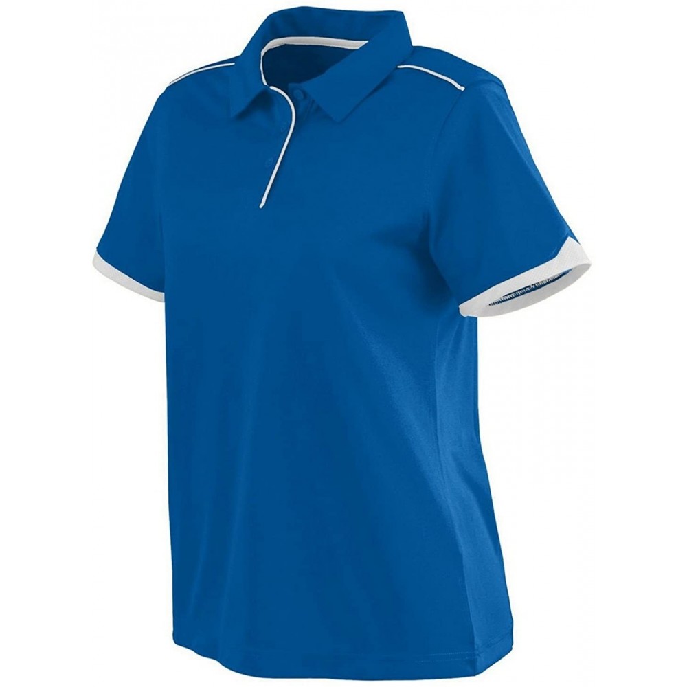 Visors Womens Motion Polo - Royal/White - CF11VLI76SL $17.25