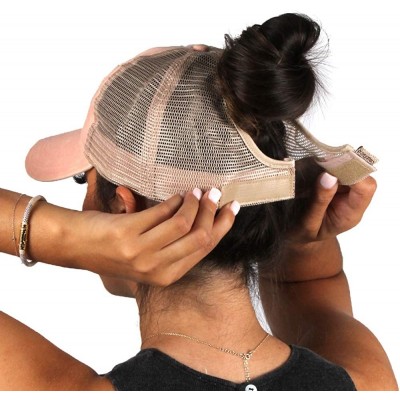 Baseball Caps Mesh - Dog Mom Dusty Pink - CS18YQEDOTH $14.31