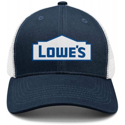 Baseball Caps Unisex Lowe's-Logo-Blue- Fashion Caps Visor Hats - Navy-blue-46 - CT18O7HYCMO $16.33