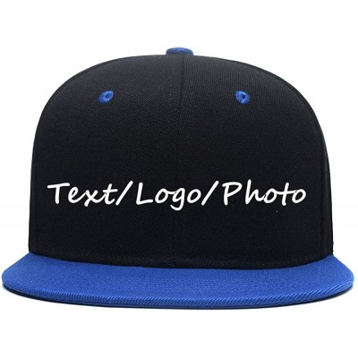Baseball Caps Snapback Personalized Outdoors Picture Baseball - Blue 2 - C218I8Z3OC4 $10.29