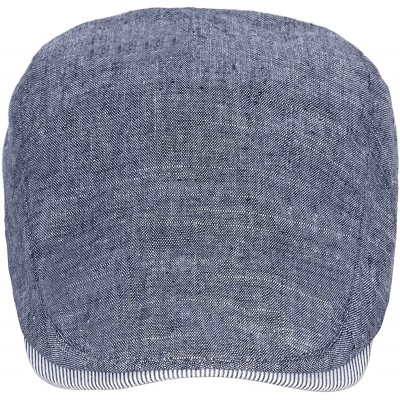 Newsboy Caps Men's Flat Ivy Cap Gatsby Newsboy Hat Hunting Cap Driving Hat - Blue Stripes - CV18TDA2GYE $9.36