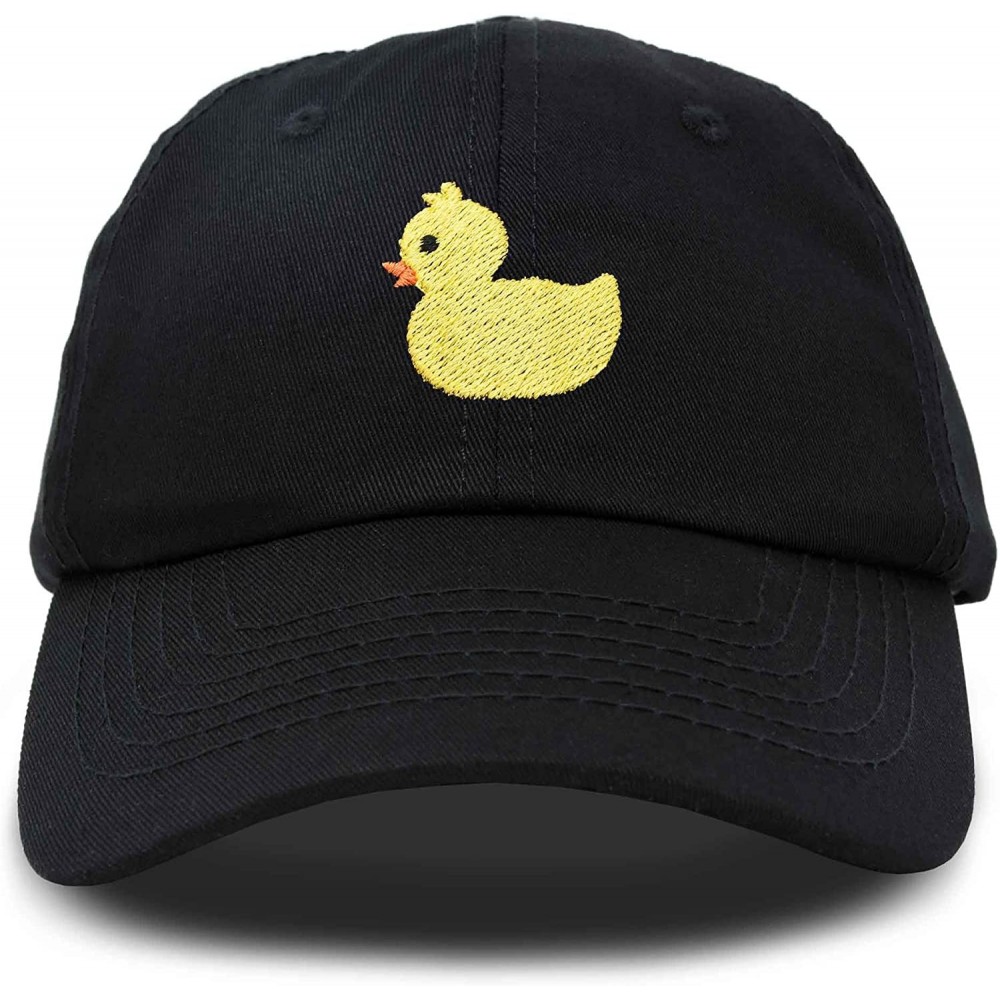 Baseball Caps Cute Ducky Soft Baseball Cap Dad Hat - Black - C318LZ80L2M $14.75