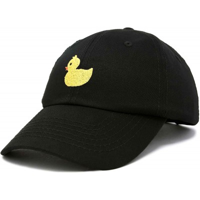 Baseball Caps Cute Ducky Soft Baseball Cap Dad Hat - Black - C318LZ80L2M $14.75