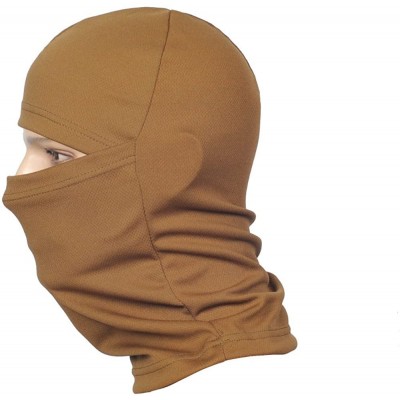 Balaclavas Ski Mens Military and Tactical Motorcycle Balaclava - Coyote Brown - CJ18M9GQO3M $12.67