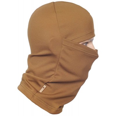 Balaclavas Ski Mens Military and Tactical Motorcycle Balaclava - Coyote Brown - CJ18M9GQO3M $12.67