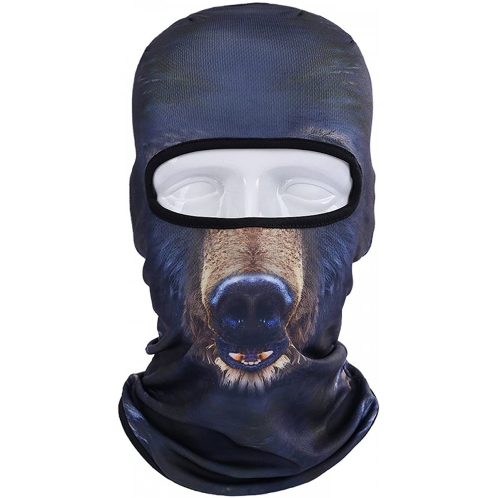 Balaclavas 3D Animal Funny Balaclava Face Mask Cycling Motorcycle Skiing Snowboarding Music Festivals Halloween - Bnb-08 - C9...