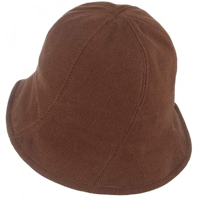 Bucket Hats Women Fashion Bucket Cloche Hat Twill Corduroy Fisherman Hat Packable Casual Autumn Winter Hat - Brown - CA18AHZ6...