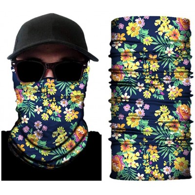Balaclavas Bandana Face Mask Neck Gaiter Magic Scarf Balaclava Headband for Sun Dust UV - Flower-a - CU1978XT2LL $22.41