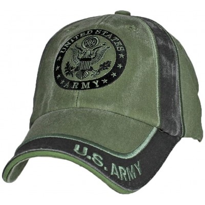 Baseball Caps U.S. Army Insignia OD Green Baseball Cap - CD12II3U5HZ $15.21