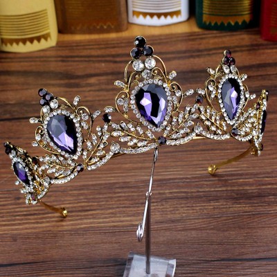 Headbands Vintage Jewelry Crystal Headband Wedding - headdress - CB18WK328ZR $40.08