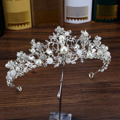 Headbands Vintage Jewelry Crystal Headband Wedding - headdress - CB18WK328ZR $40.08
