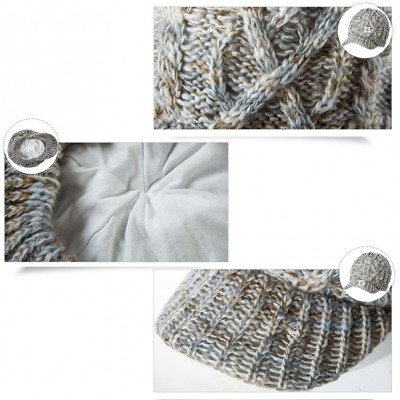 Skullies & Beanies Womens Knit Newsboy Cap Warm Lined Winter Hat 100% Soft Acrylic with Visor - 69242_darkgrey2 - CD18A6WYZX3...