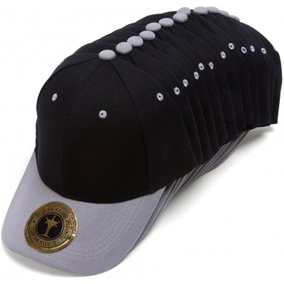 Baseball Caps 12-Pack Adjustable Baseball Hat - CC127DPV3H5 $63.60