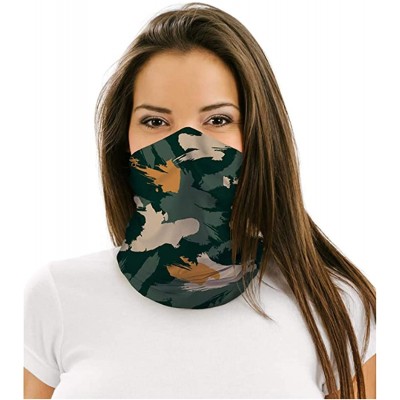 Balaclavas Camouflage Sunscreen Magic Turban Full face Shading Variety Scarf ice Silk Cool Summer Preferred - Colors5 - C0199...