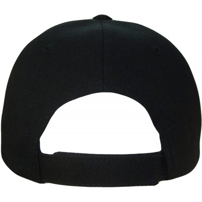 Baseball Caps Longhorns Adjustable Curved Bill Baseball Cap (One Size- Black) - CG18KHD07S9 $17.74