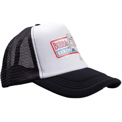 Baseball Caps Adult Gump Running Hat- Shrimp Mesh Baseball Trucker Cap- Cosplay Costumes - Black-2 - C818UT9546A $9.44