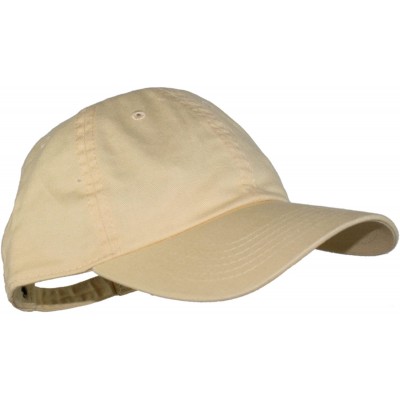 Baseball Caps Oceanside Solid Color Adjustable Baseball Cap - Pale Yellow - CW1219NZLST $13.06