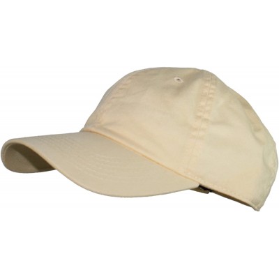 Baseball Caps Oceanside Solid Color Adjustable Baseball Cap - Pale Yellow - CW1219NZLST $13.06