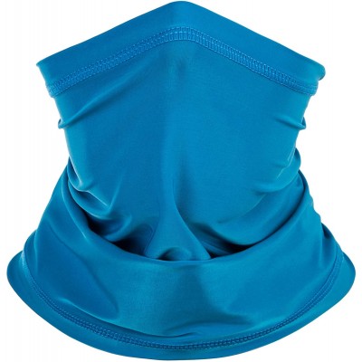 Skullies & Beanies Neck Gaiter Face Mask Bandana Shield Filters Multi-purpose Balaclava Headwear - Lake Blue - C118LN27MHU $8.00